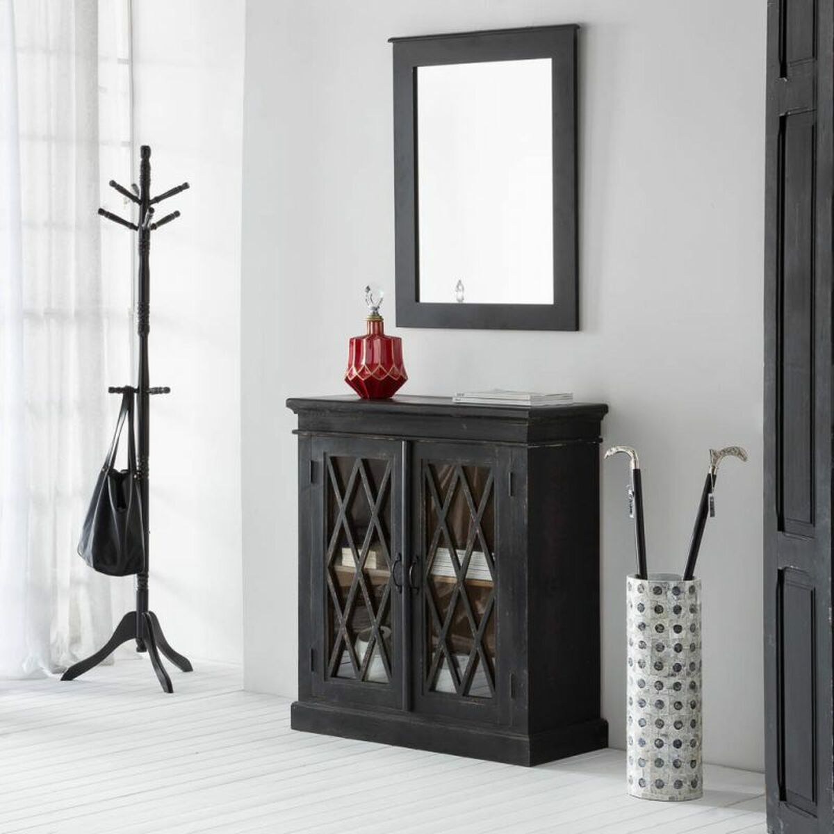 Paraplyställ Alexandra House Living Grå 20 x 57 x 20 cm - 2