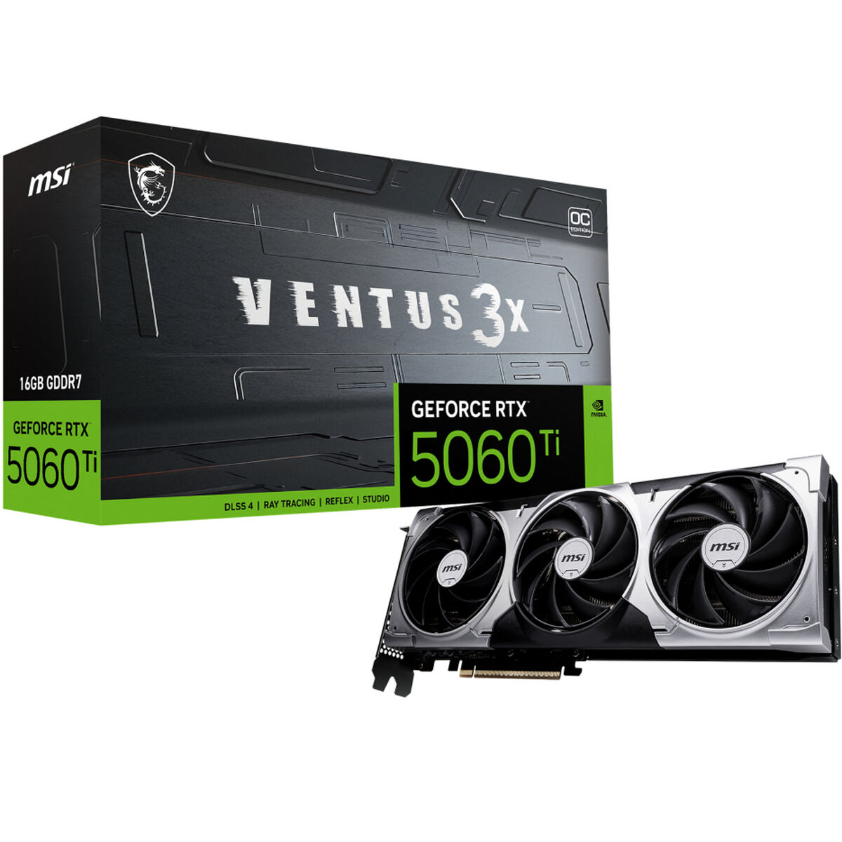 Grafikkort MSI 912-V812-077 geforce rtx 5060 ti 16 GB GDDR7