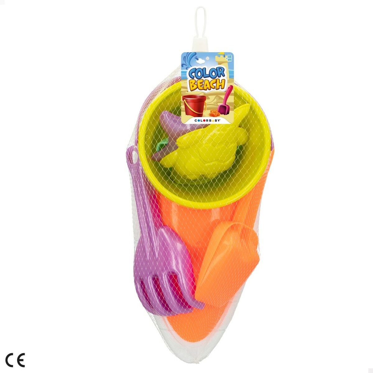 Strandleksaker set Colorbaby 7 Delar Båt polypropen (24 antal) - 5