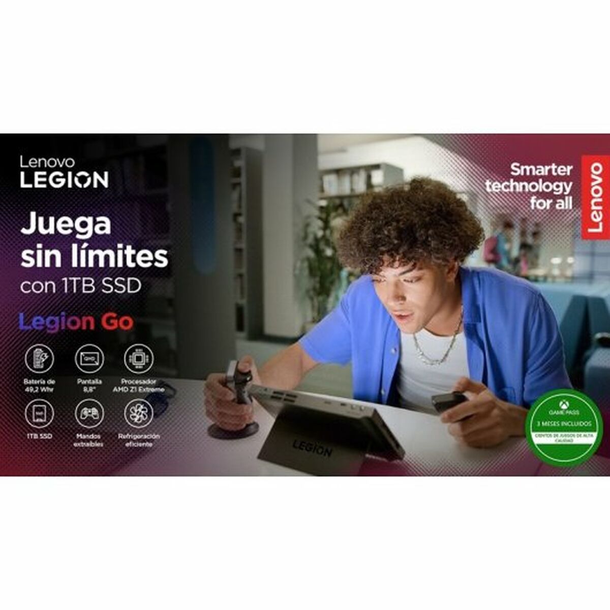 Videospelkonsol Lenovo Legion Go  1 TB SSD - 2