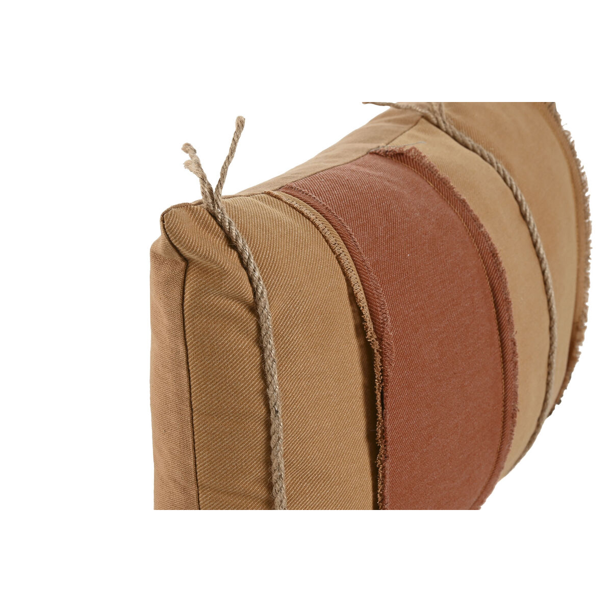 Kudde Home ESPRIT Brun Senap Terrakota n Patchwork Boho 50 x 30 cm - 4