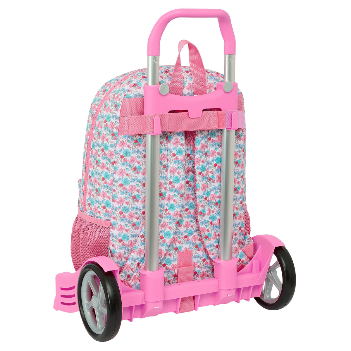 Skolväska med hjul Moos Flores Multicolour 30 x 46 x 14 cm - 3