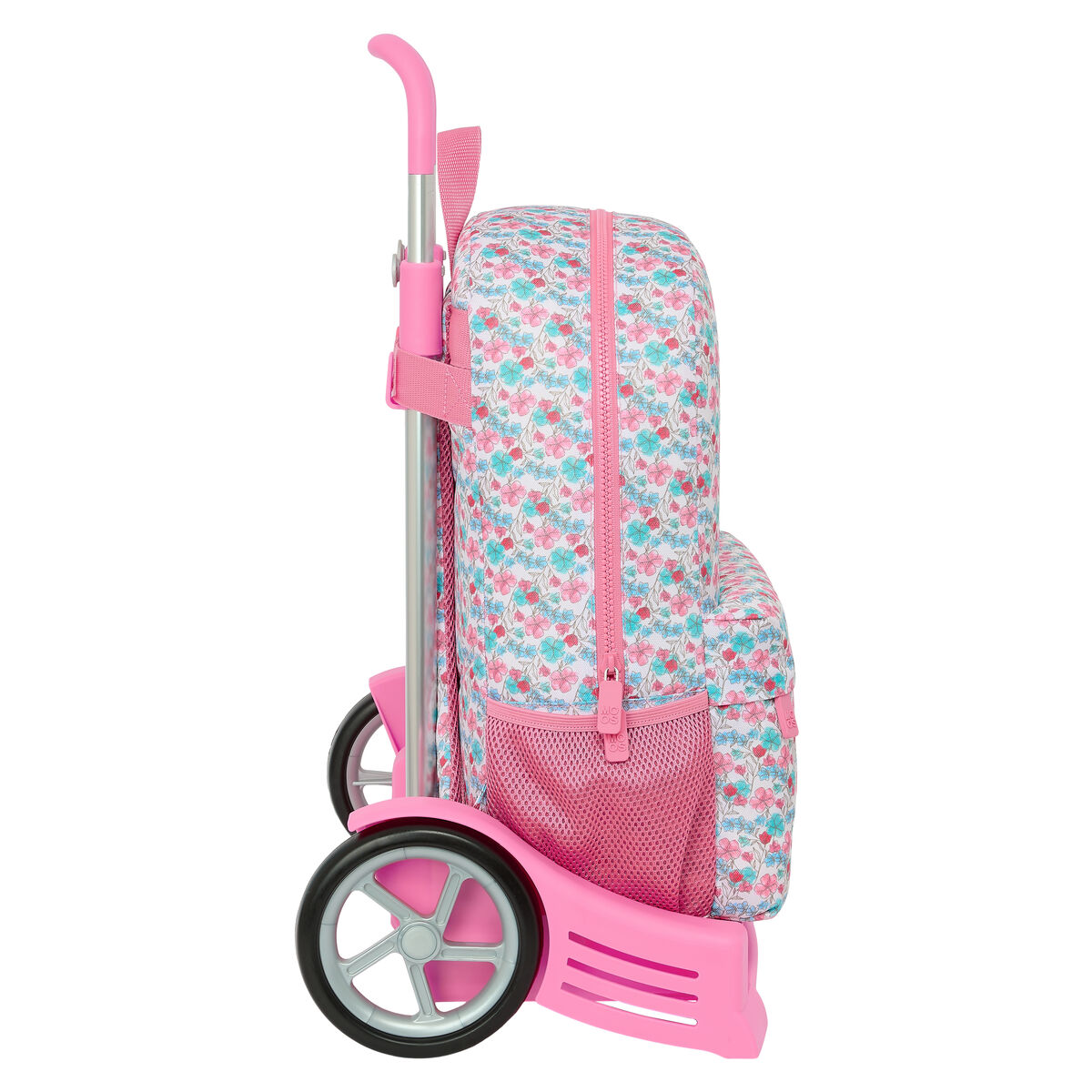 Skolväska med hjul Moos Flores Multicolour 30 x 46 x 14 cm - 2