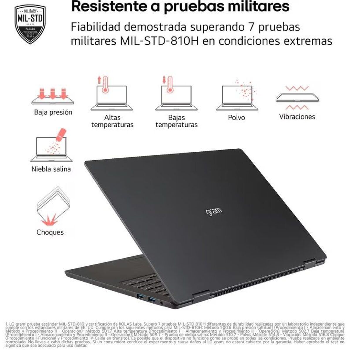 Bärbar dator LG 14ZD90T-G.AX78B 14" intel core ultra 7 16 GB RAM 1 TB SSD Qwerty Spanska - 2