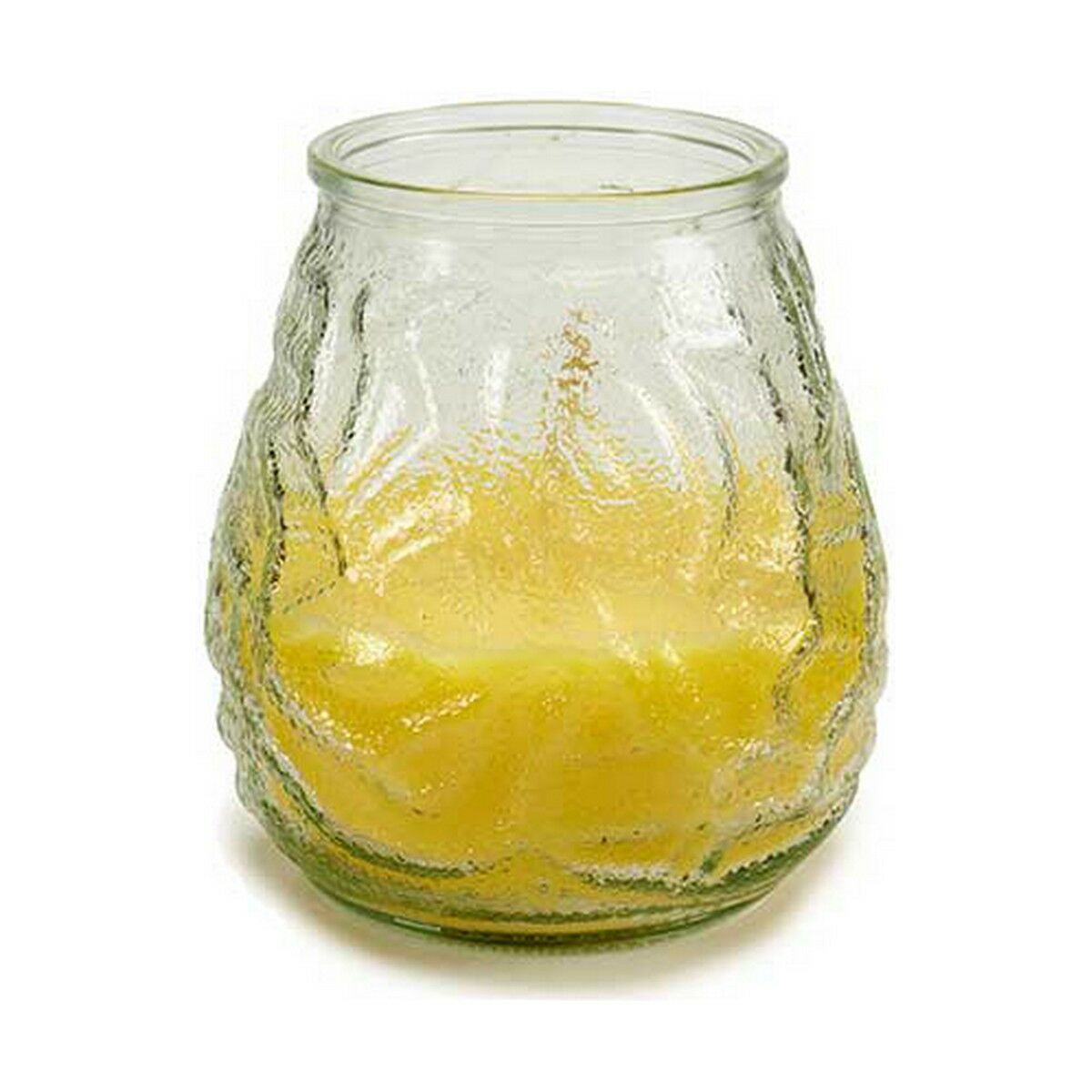 Doftljus Ibergarden Gul Transparent Glas Paraffin Citronella 9 x 10 x 9 cm 9 x 9,5 x 9 cm (6 antal) - 3