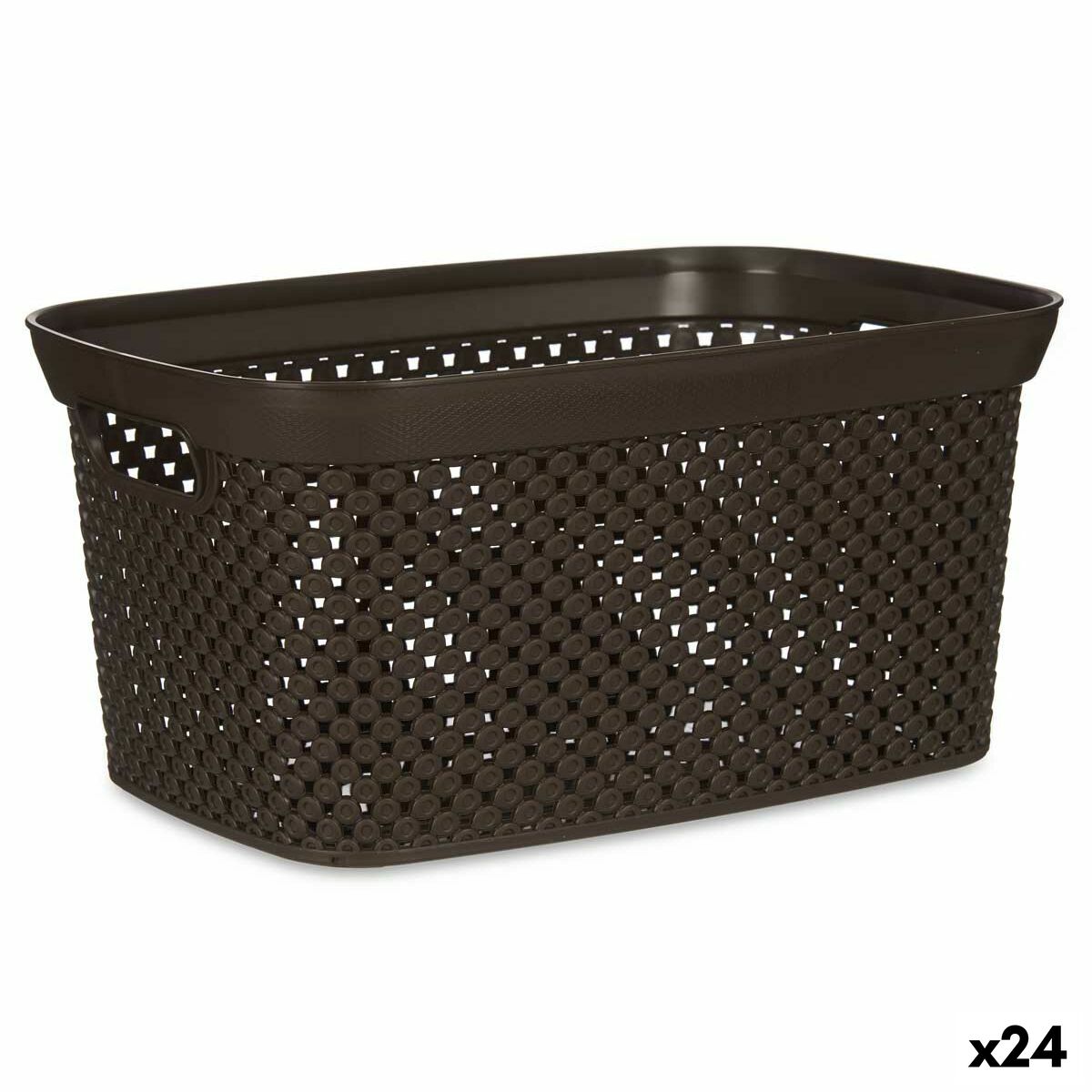 Korg Brun Plast 10 L Organiserare (24 antal)