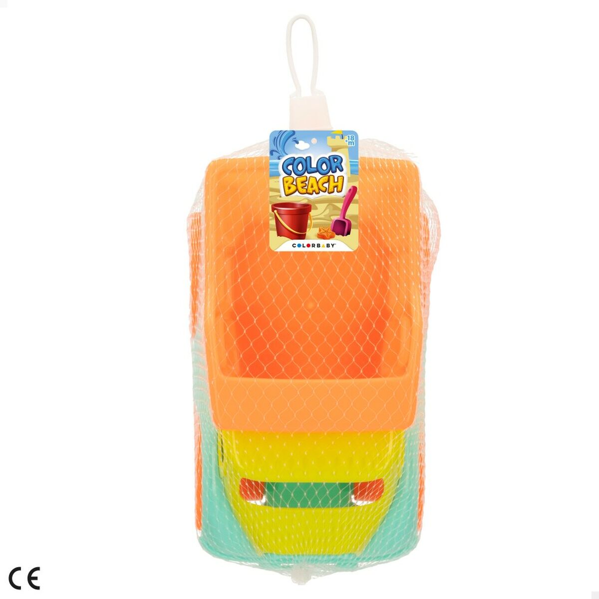 Tippbil Colorbaby 18 cm Strand Plast (24 antal) - 10