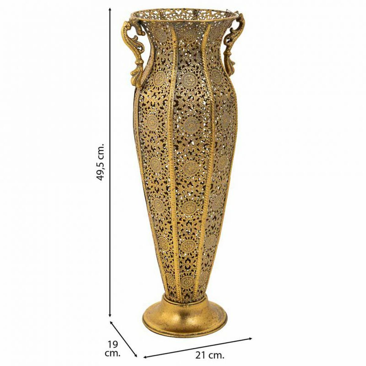 Paraplyställ Alexandra House Living Guld 19 x 49 x 21 cm - 3