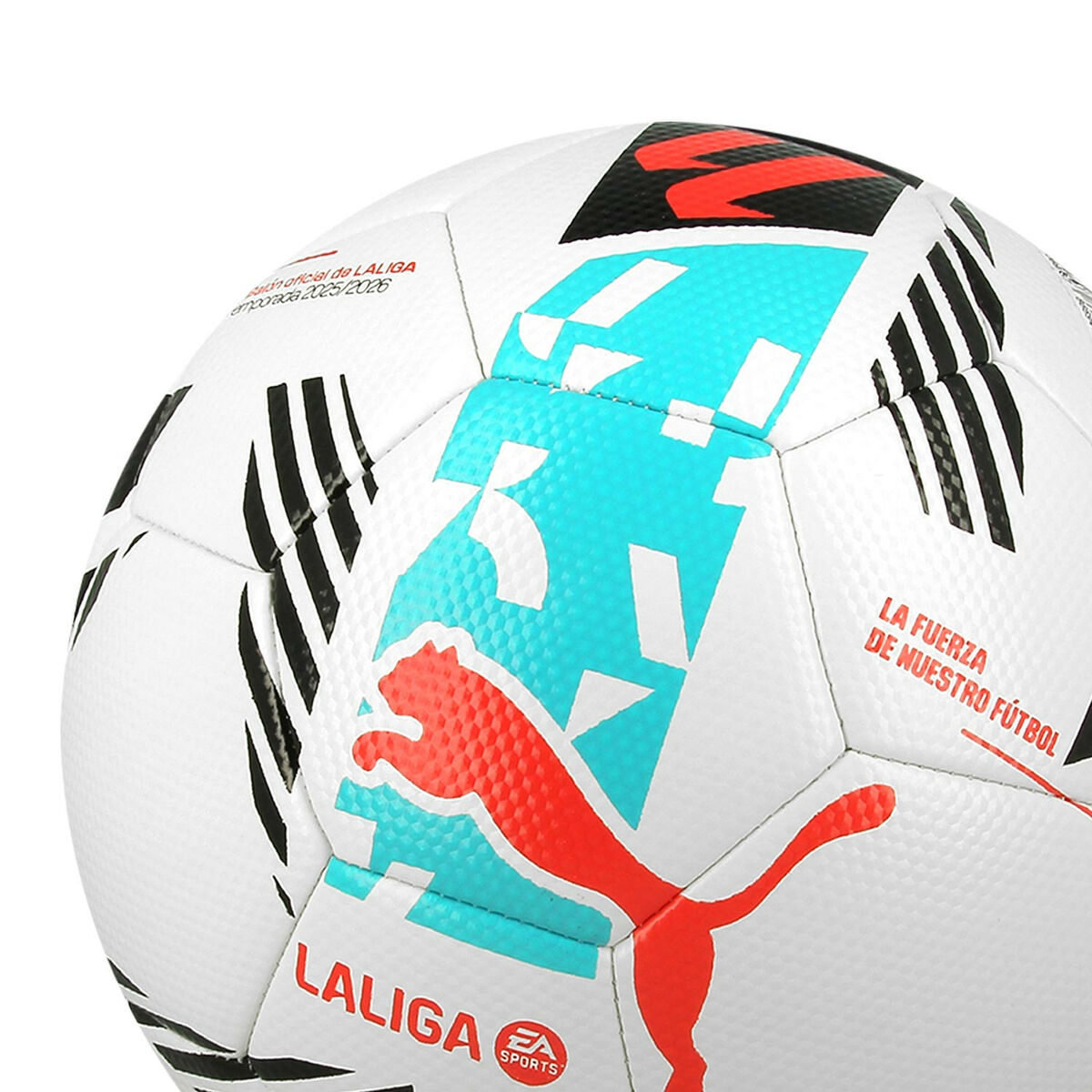 Fotboll Puma ORBITA LALIGA ! REPLICA AW25 084633 01 Vit Storlek 5 - 3
