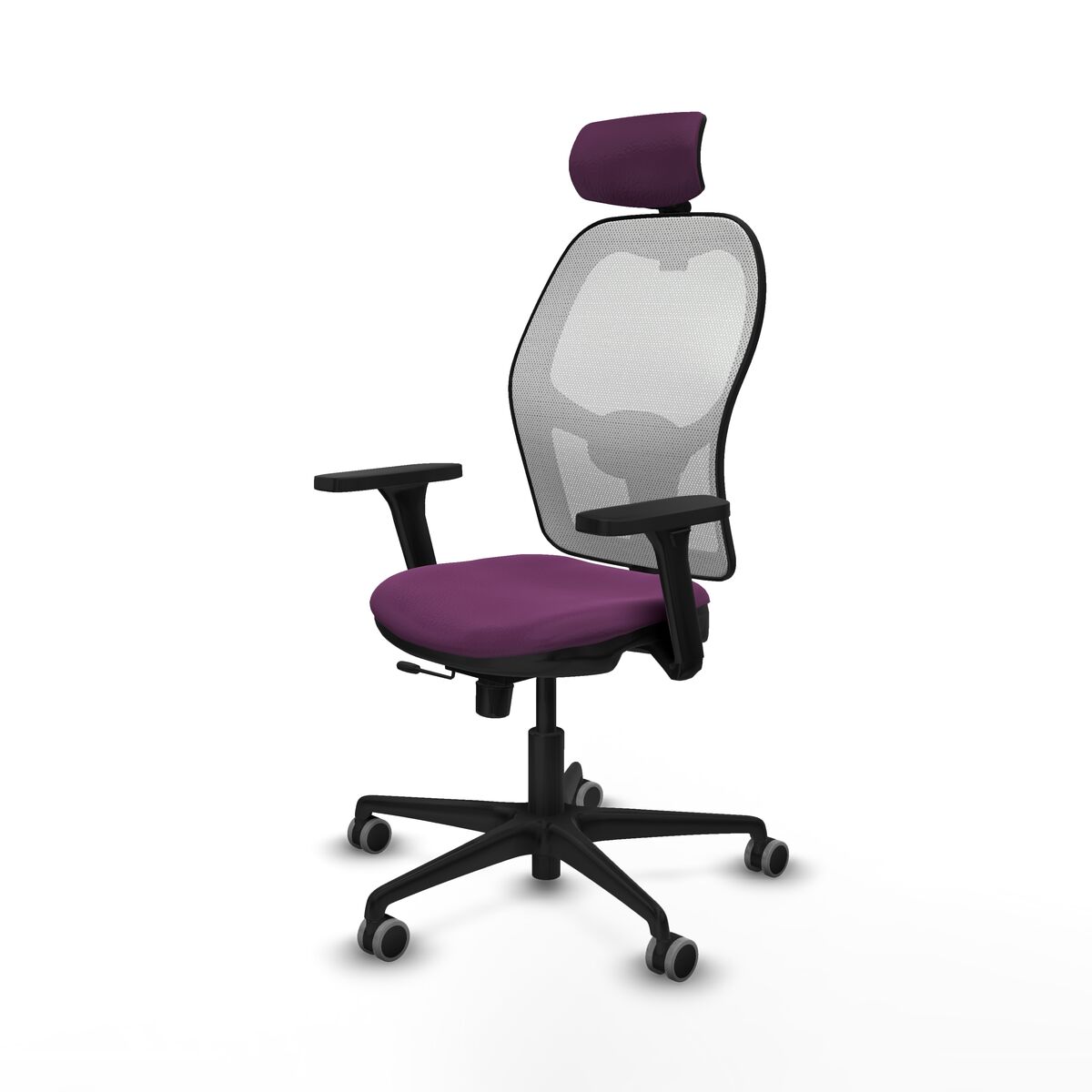 Kontorsstol med nackstöd Jorquera Piqueras y Crespo 3D036G2 Purpur - 2