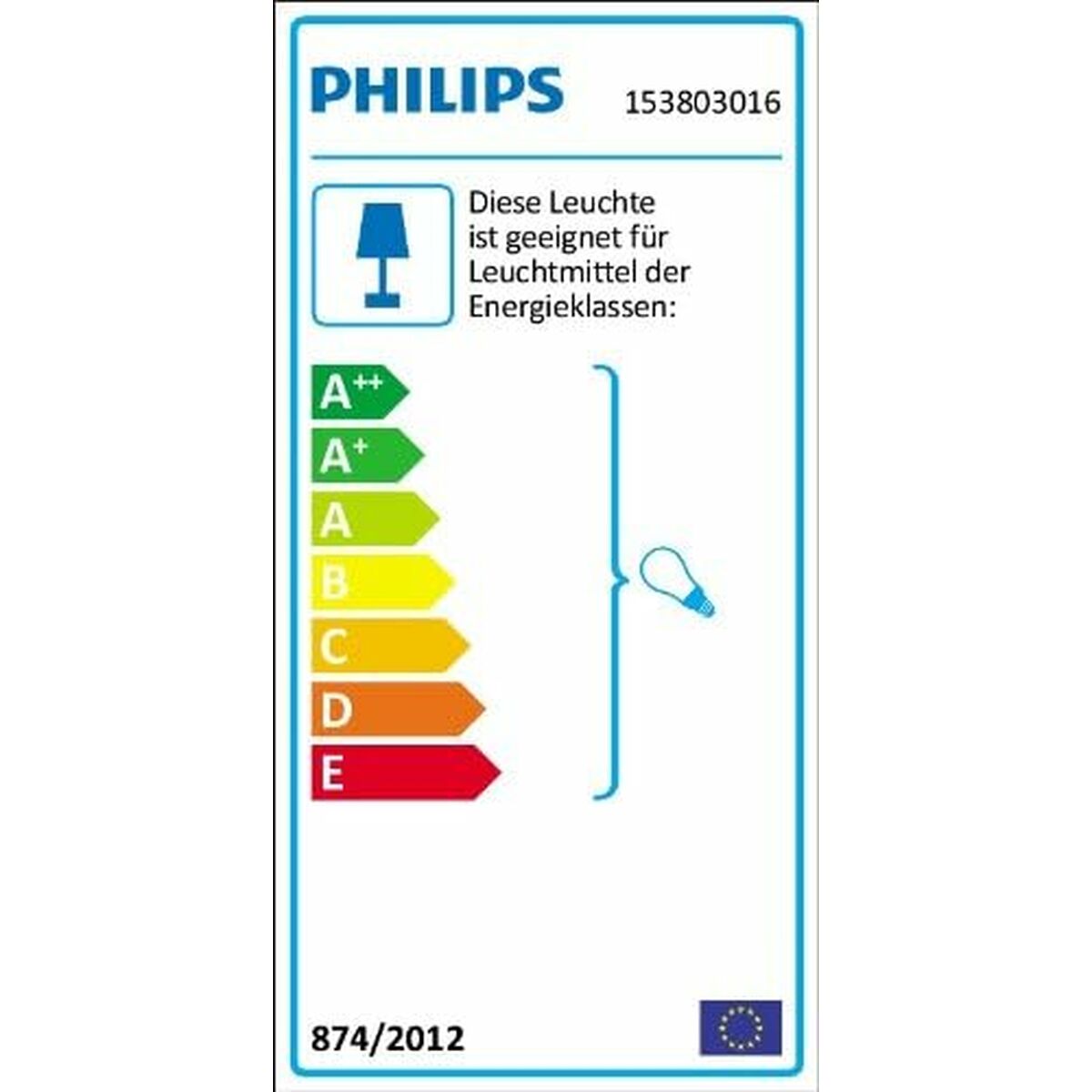 Vägglykta Philips My Garden Creek Svart Aluminium A 60 W E27 - 2