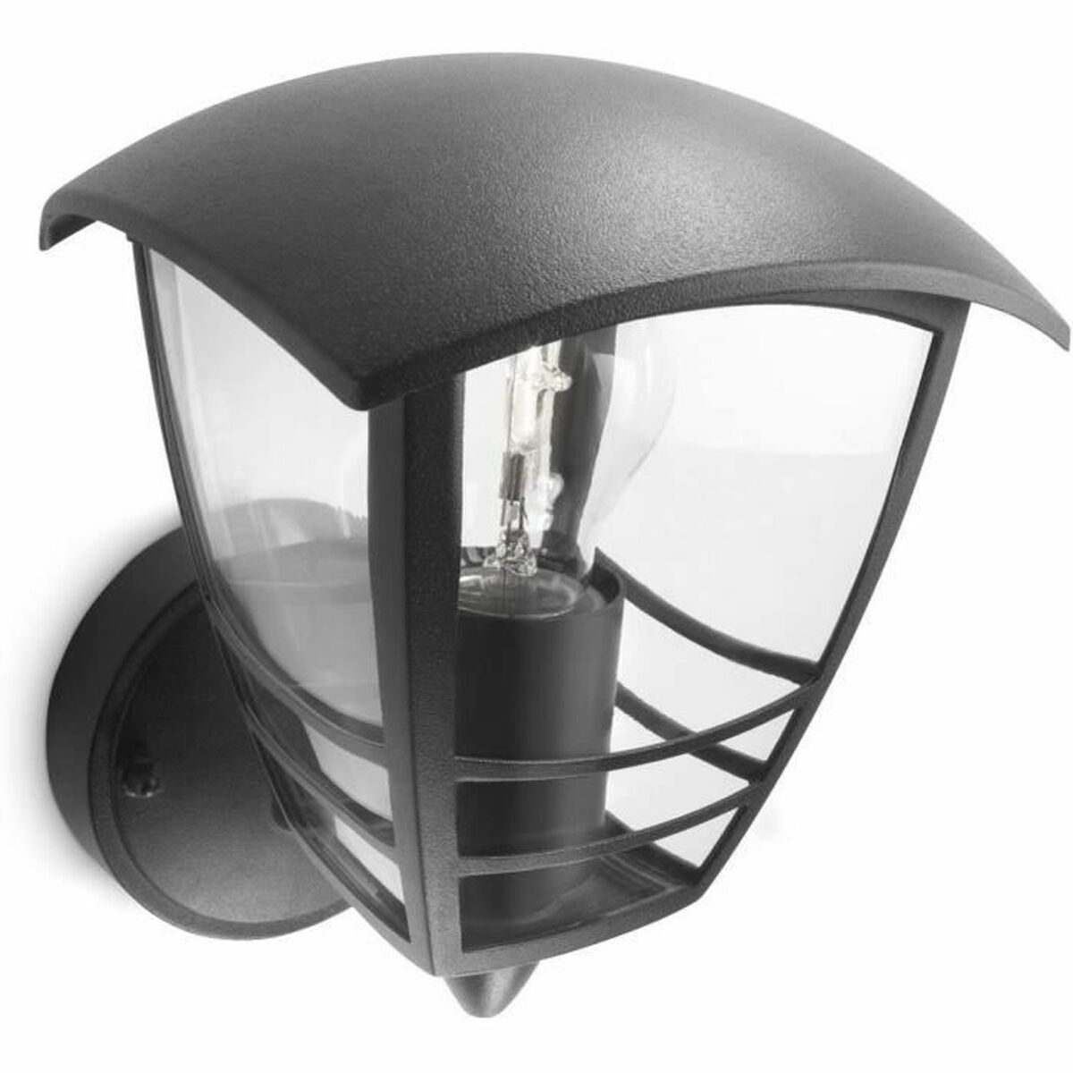 Vägglykta Philips My Garden Creek Svart Aluminium A 60 W E27 - 5