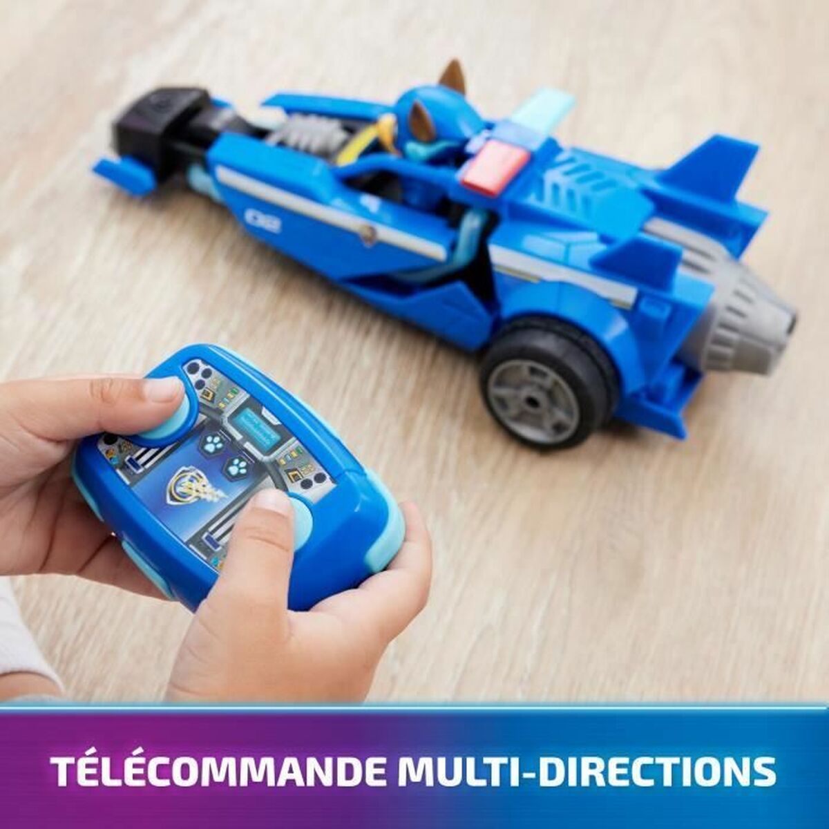 Radiostyrd bil The Paw Patrol Gyllene Svart/Blå - 4