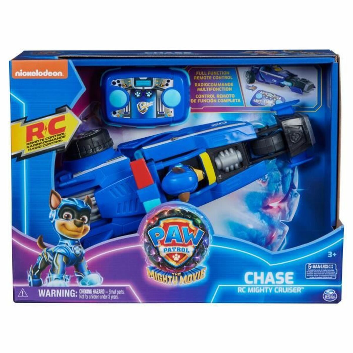 Radiostyrd bil The Paw Patrol Gyllene Svart/Blå