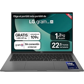 Bärbar dator LG 16ZD90T-G.AX78B 16" 16 GB RAM 1 TB SSD Qwerty Spanska
