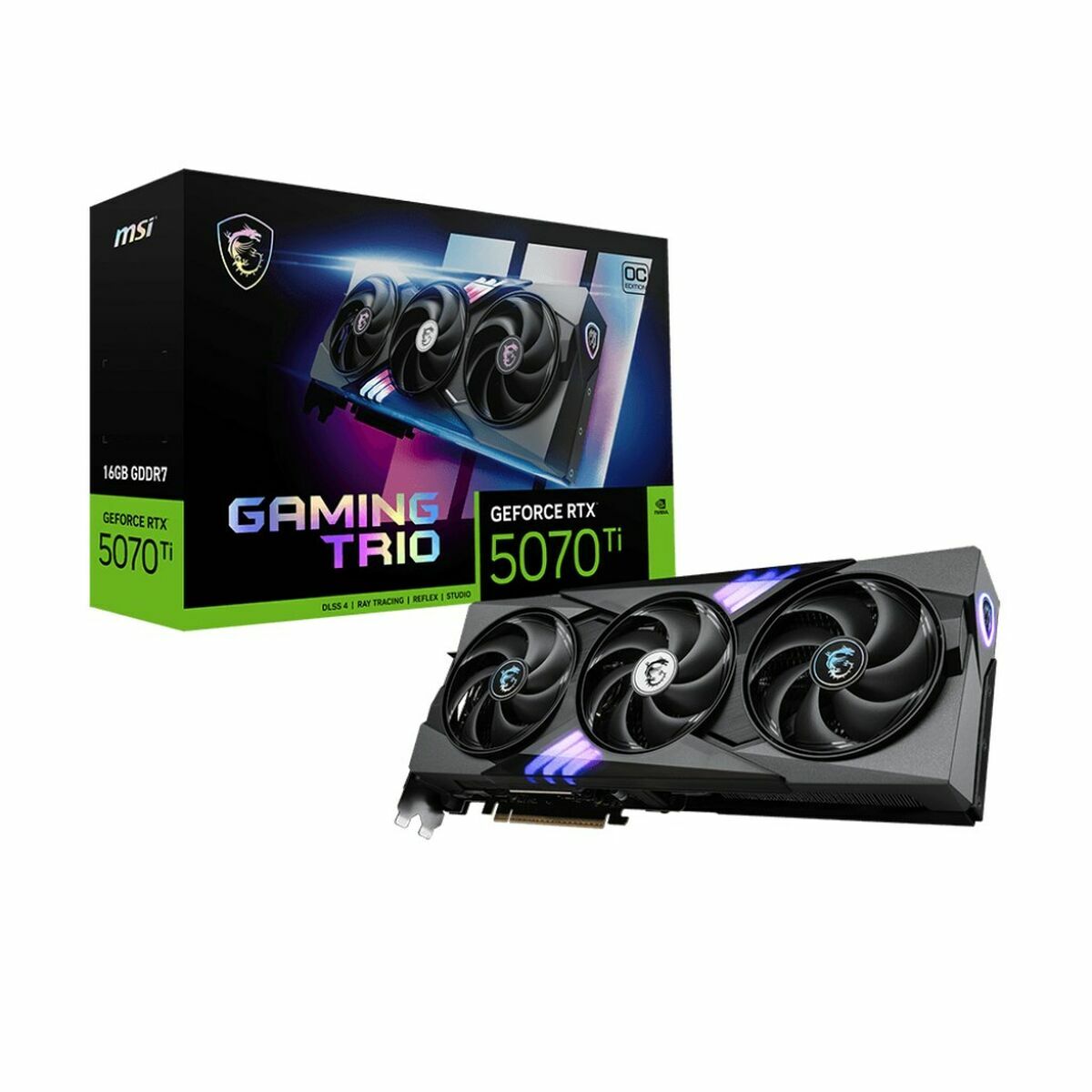 Grafikkort MSI 912-V531-286 nvidia geforce rtx 5070 ti 16 GB GDDR6X GDDR7