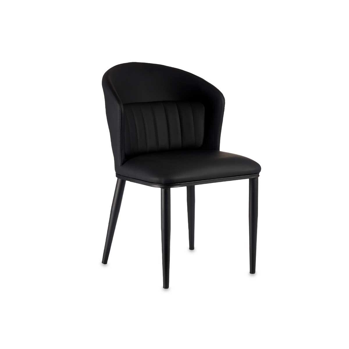 Fåtölj Rund Svart Stål 51 x 83,5 x 54 cm (2 antal) - 4
