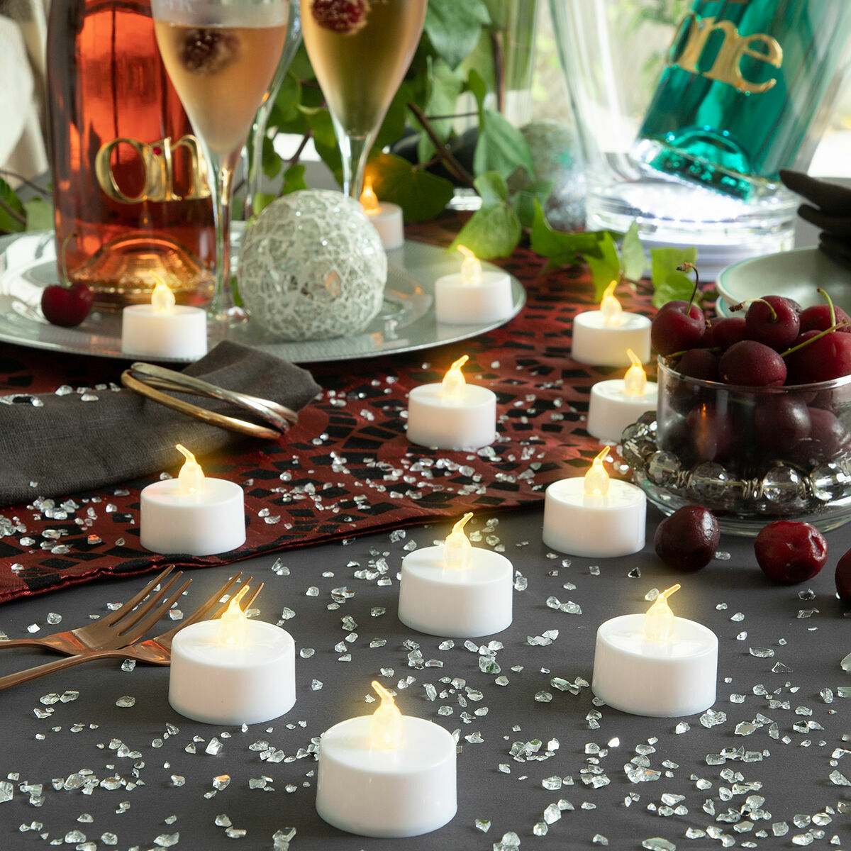 Set med Värmeljus med LED Romandle InnovaGoods 12 antal - 8