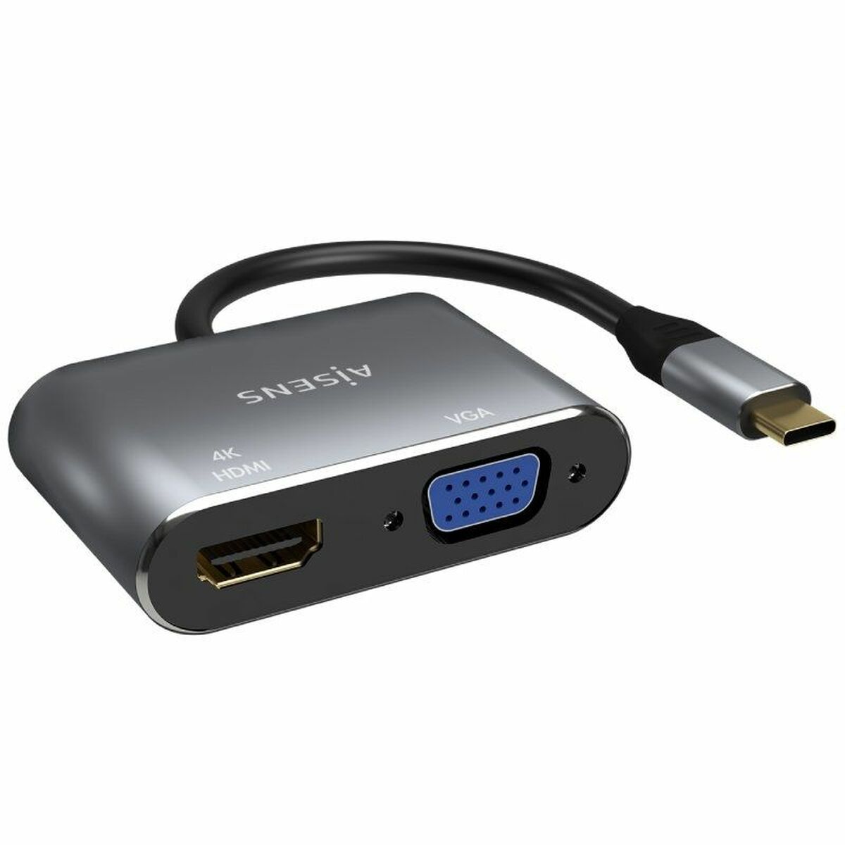 Adapter HDMI till VGA Aisens A109-0627 Grå - 3