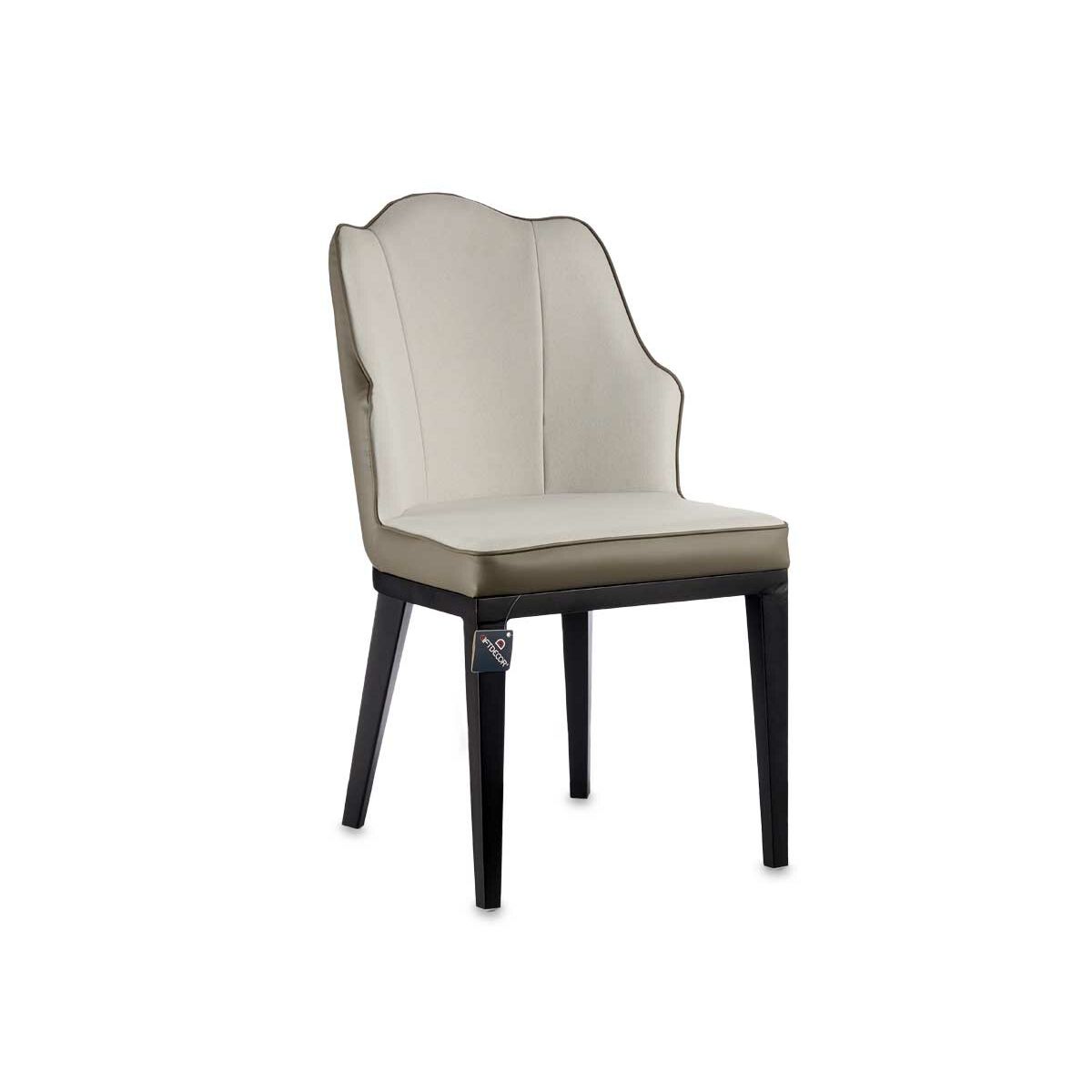 Fåtölj Skal Svart Grå Stål 48 x 88 x 60 cm (2 antal) - 4