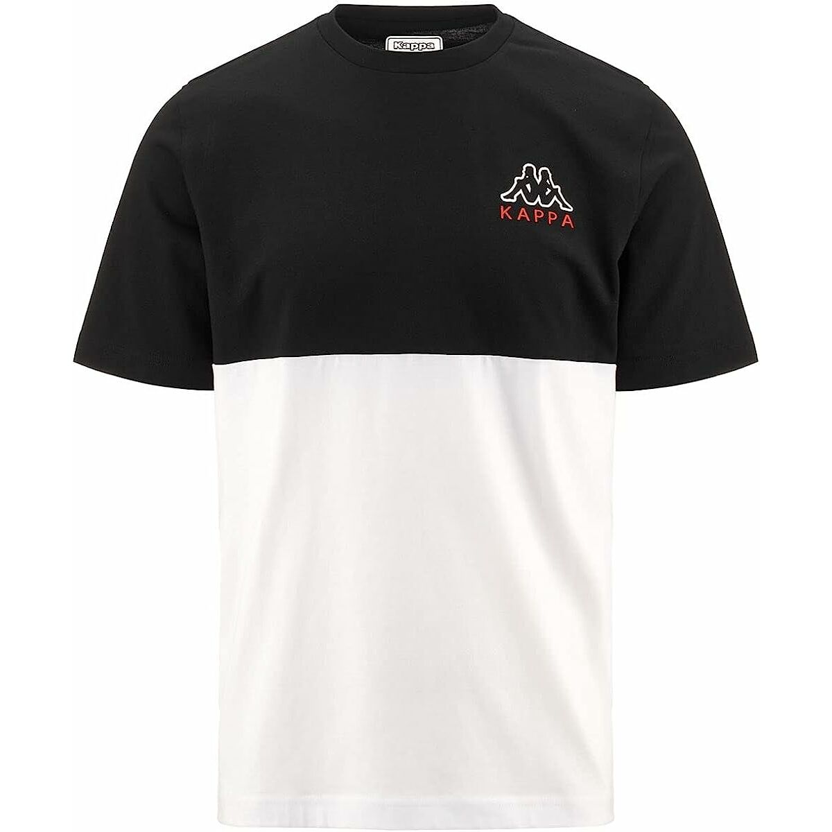 T-shirt med kortärm Herr Kappa Edwin CKD Vit Svart - 8