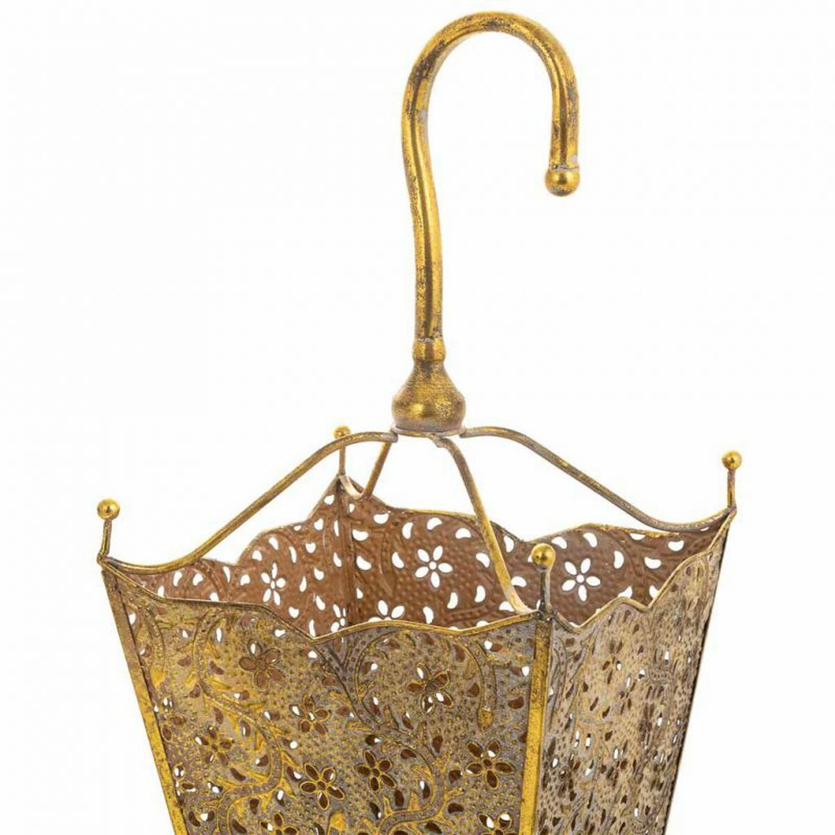 Paraplyställ Alexandra House Living Guld 27 x 80 x 27 cm - 4
