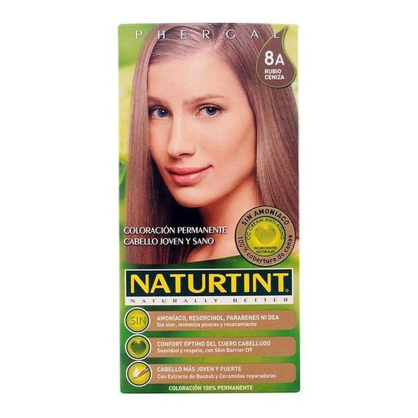 Färg utan ammoniak Naturtint Naturtint A Askblond Nº 8a Rubio Ceniza Nº 8a-Rubio Ceniza 170 ml