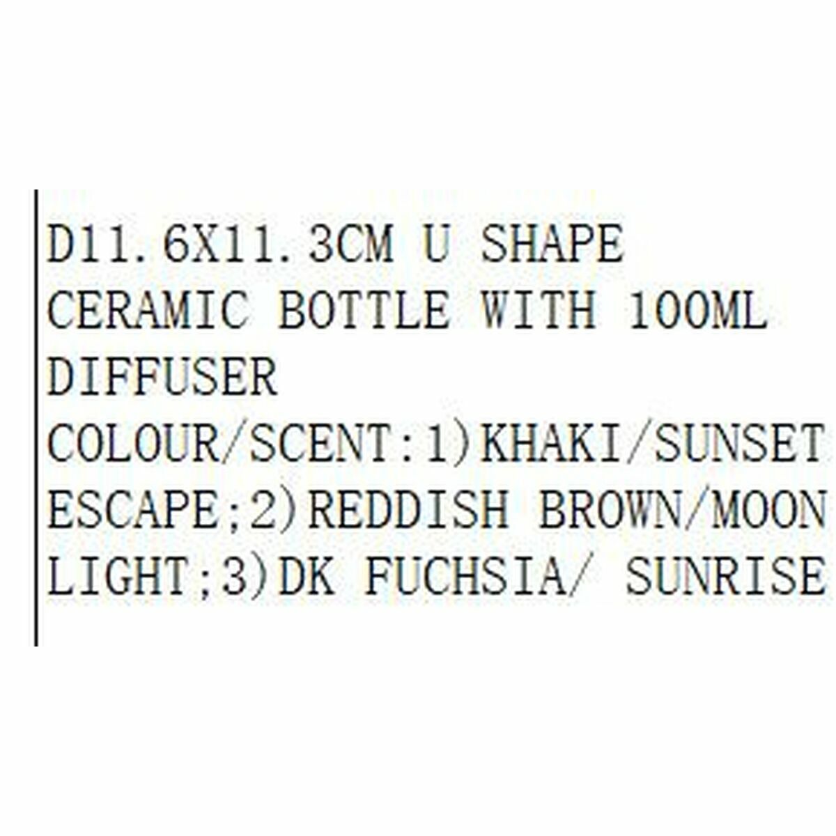 Luftrenare DKD Home Decor 100 ml Vas Urban (3 antal) - 5