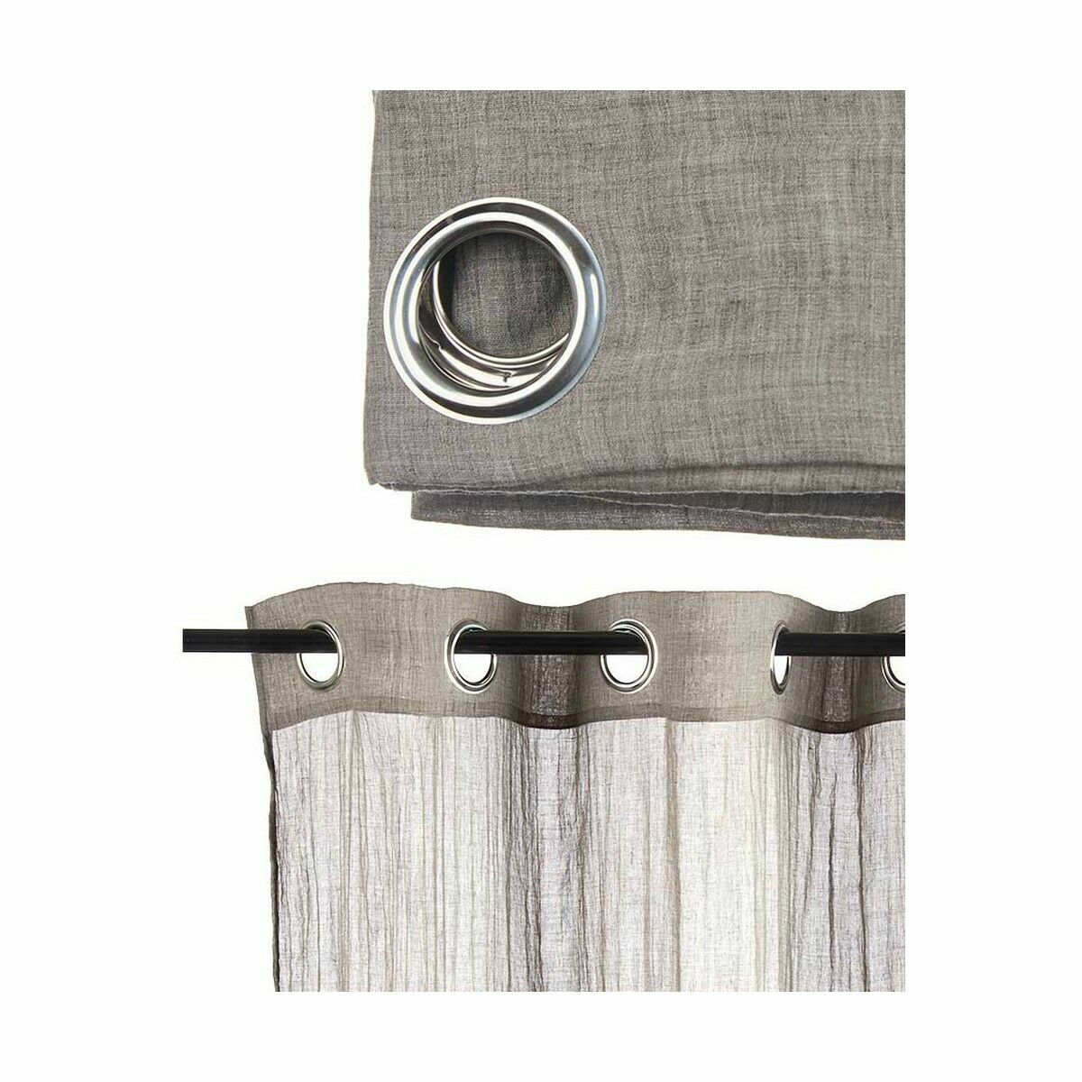 Gardin Grå 140 x 0,1 x 260 cm (6 antal) - 4