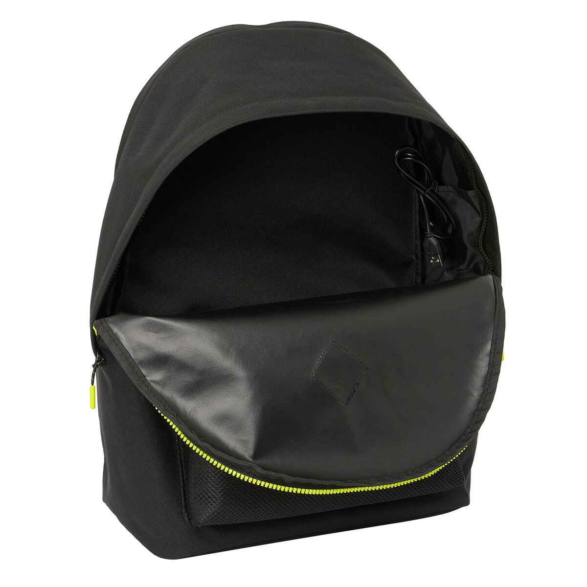 Skolryggsäck Munich +usb munich Svart 31 x 44 x 18 cm - 3