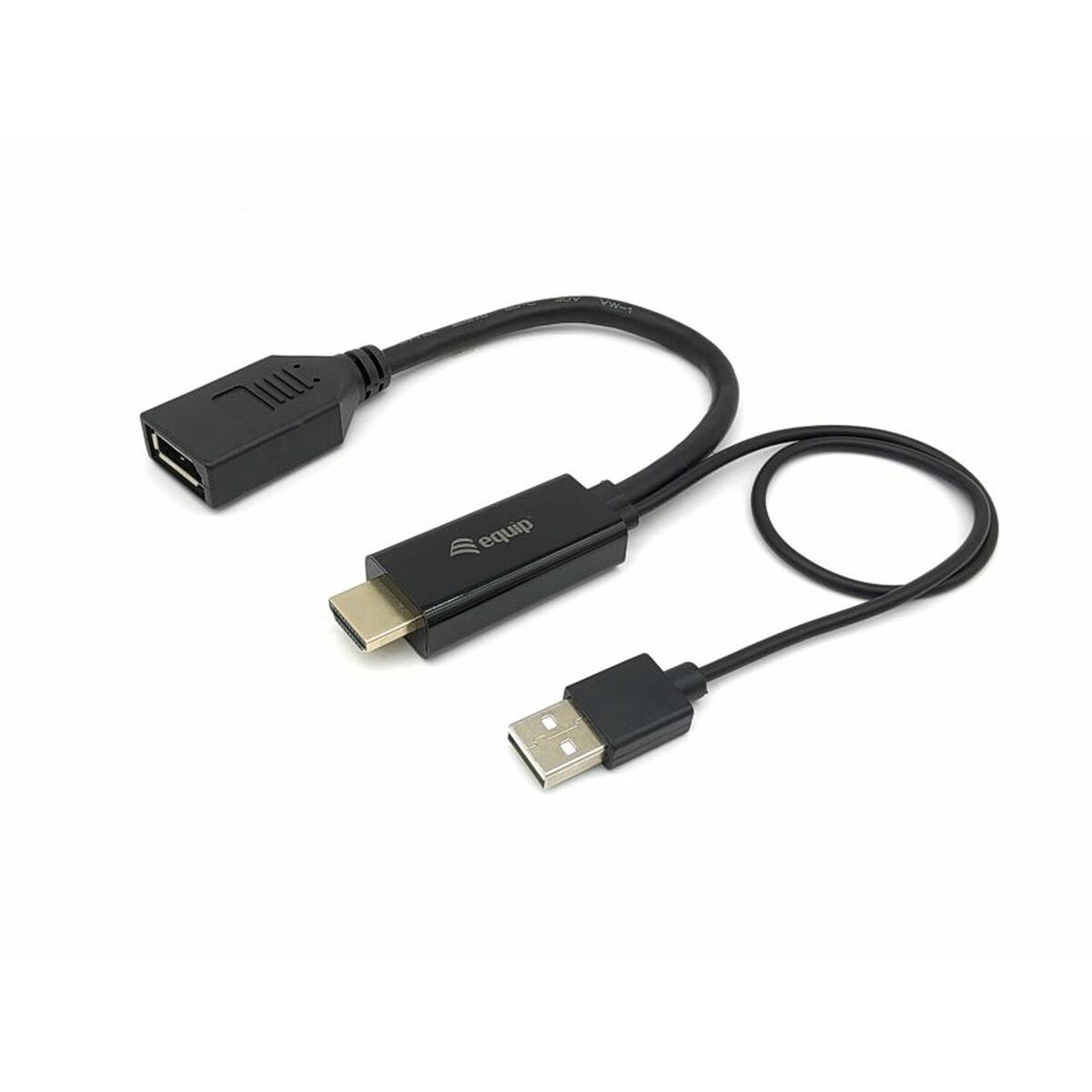 HDMI till DisplayPort Adapter Equip 119039 Svart 15 cm