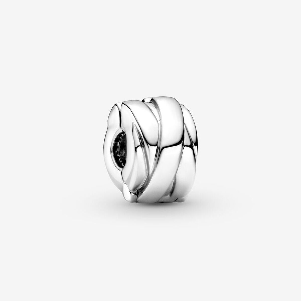 Dam: Berlockarmband Pandora POLISHED RIBBONS CLIP - 2