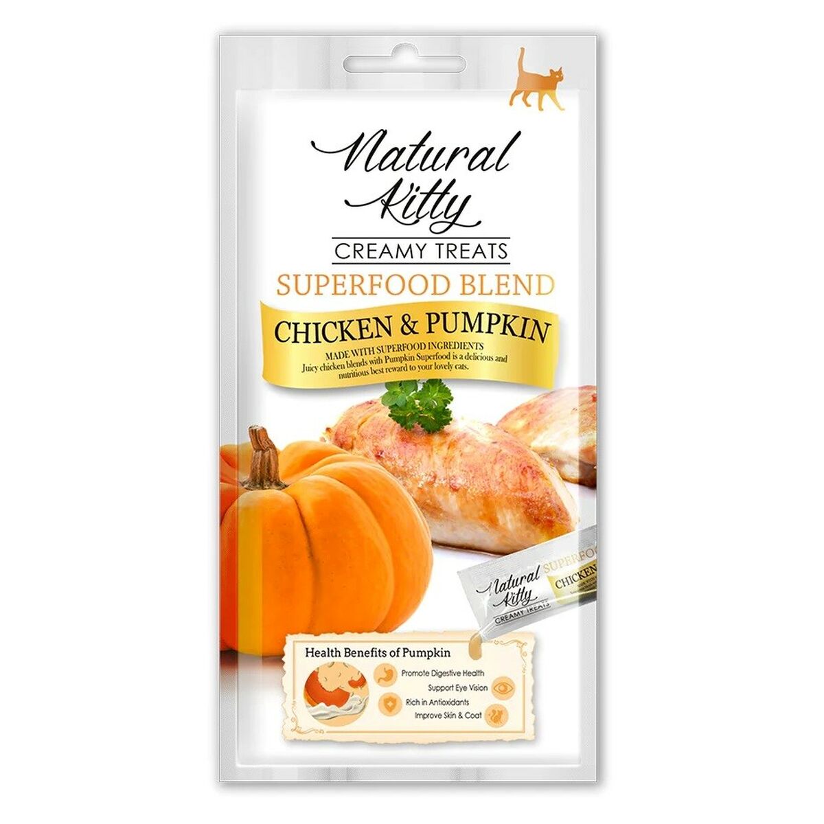 Snack for Cats Natural Kitty Superfood Blend Kyckling
