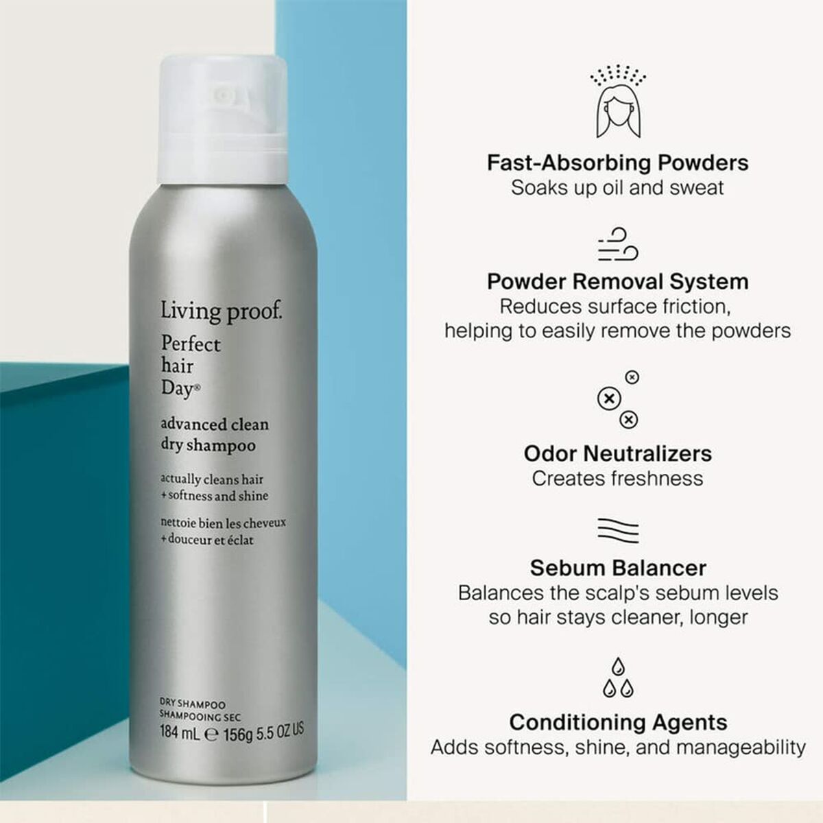 Torrschampo Living Proof Perfect Hair Day 198 ml rengörare - 2