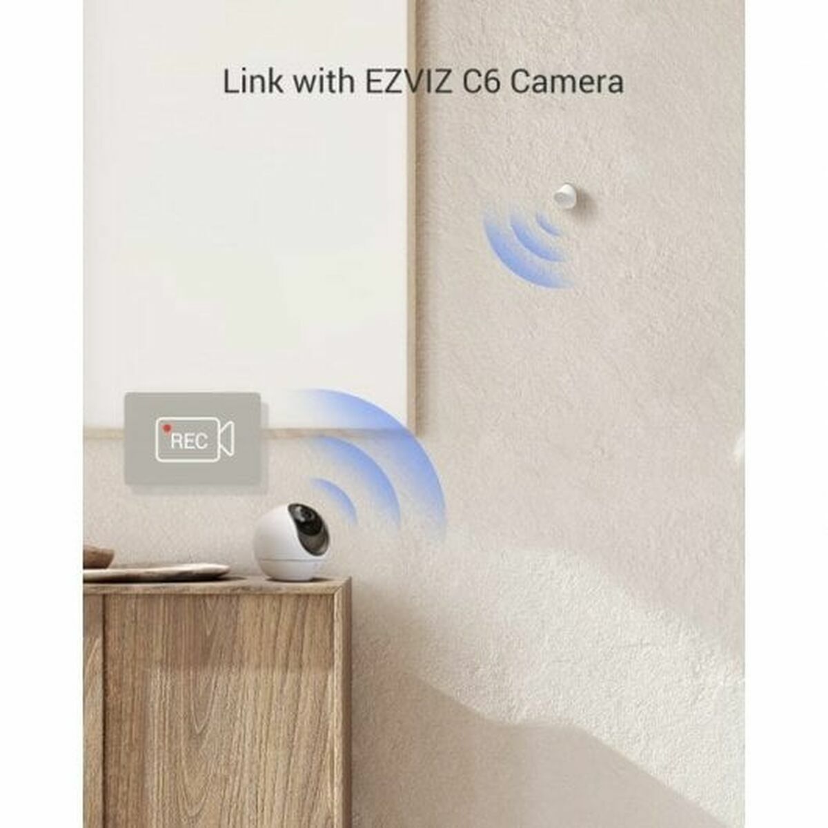 Rörelsesensor Ezviz T1C Väggmontering