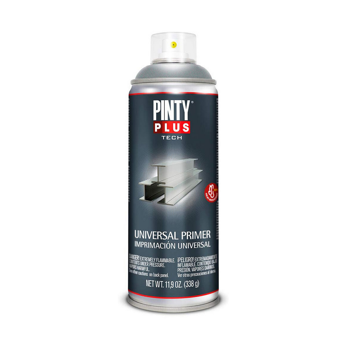 Sprejfärg Pintyplus Tech I113 Universal 400 ml Utskrift Grå - 3