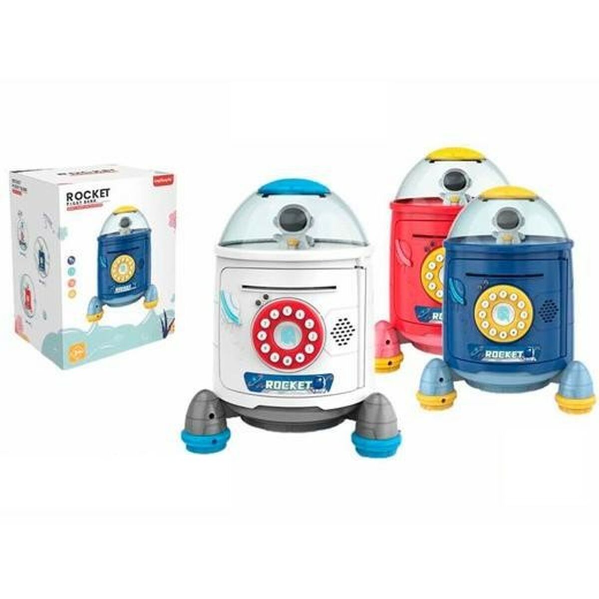 Sparbössa Roymart Rocket Kassaskåp 20,5 x 24,5 x 20,5 cm - 2