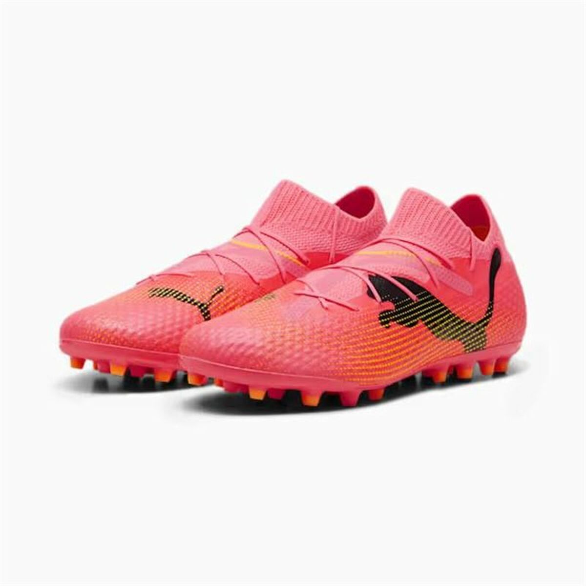 Multi-dubbade fotbollsskor för vuxna Puma Future 7 Pro MG Orange Mörk Orange - 5