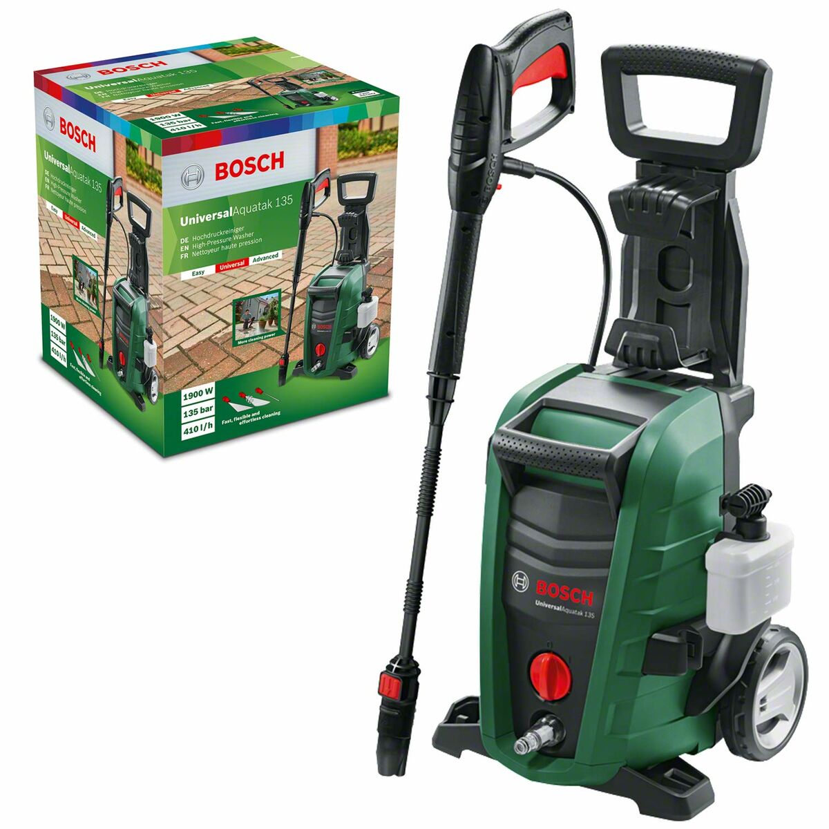 Jet Tvätt BOSCH UniversalAquatak 135 1900 W 135 bar 410 l/h - 7