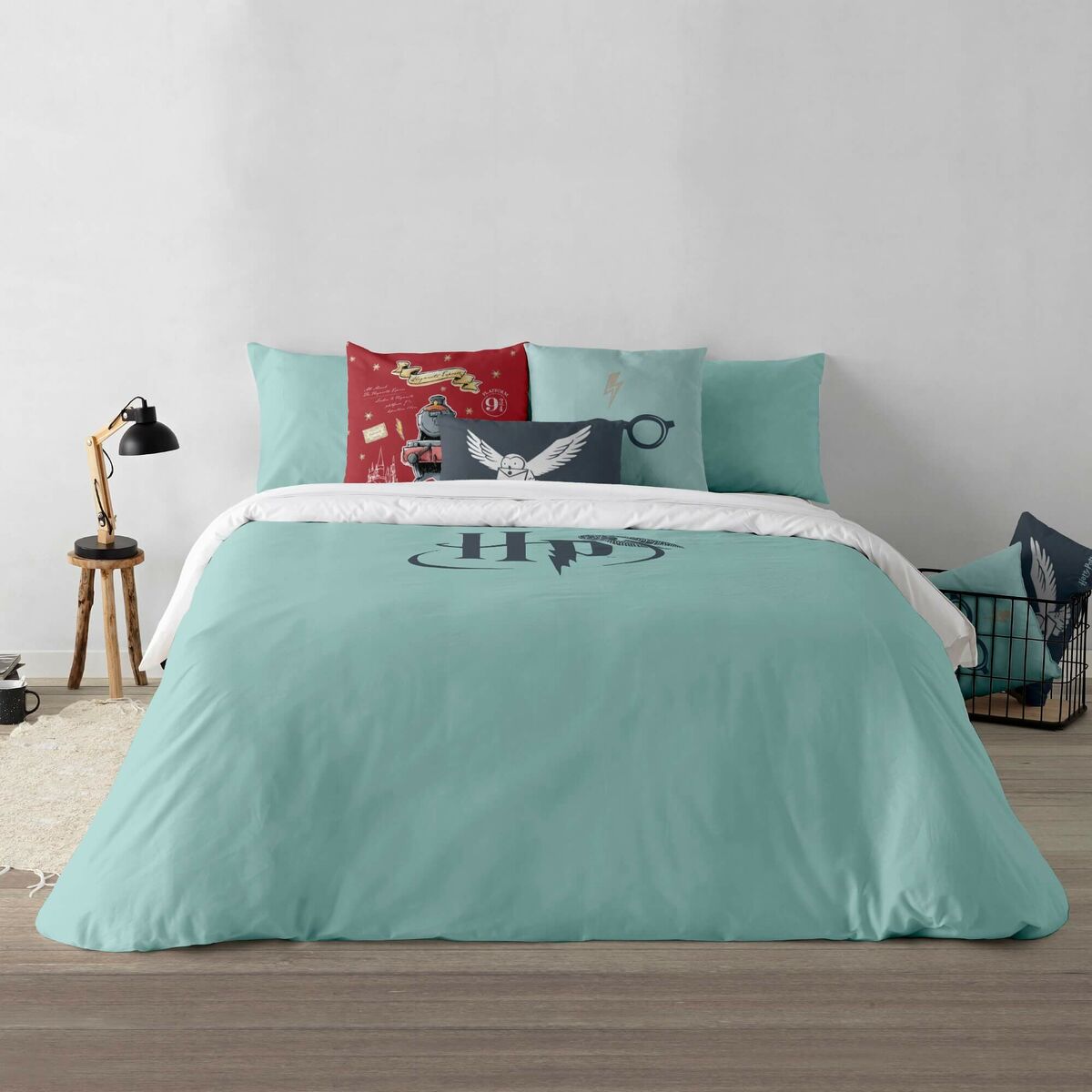 Påslakan Harry Potter Mint Multicolour 175 Trådar 180 x 220 cm Säng 105 - 3
