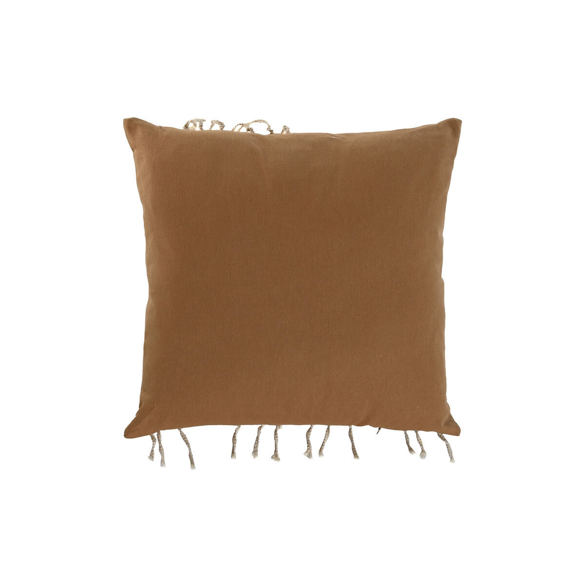 Kudde Home ESPRIT Vit Senap Boho 45 x 45 cm - 5