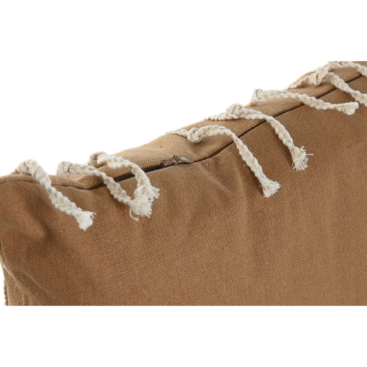 Kudde Home ESPRIT Vit Senap Boho 45 x 45 cm - 4