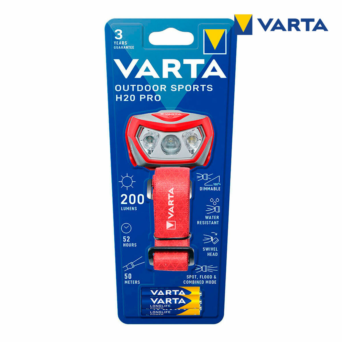Ficklampa H20 PRO Varta 17650101421