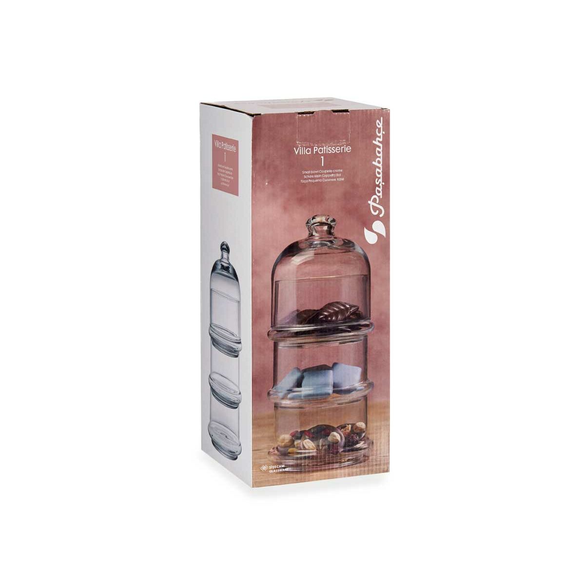 Burk Pasabahce Patisserie Transparent Choklad (6 antal) - 4