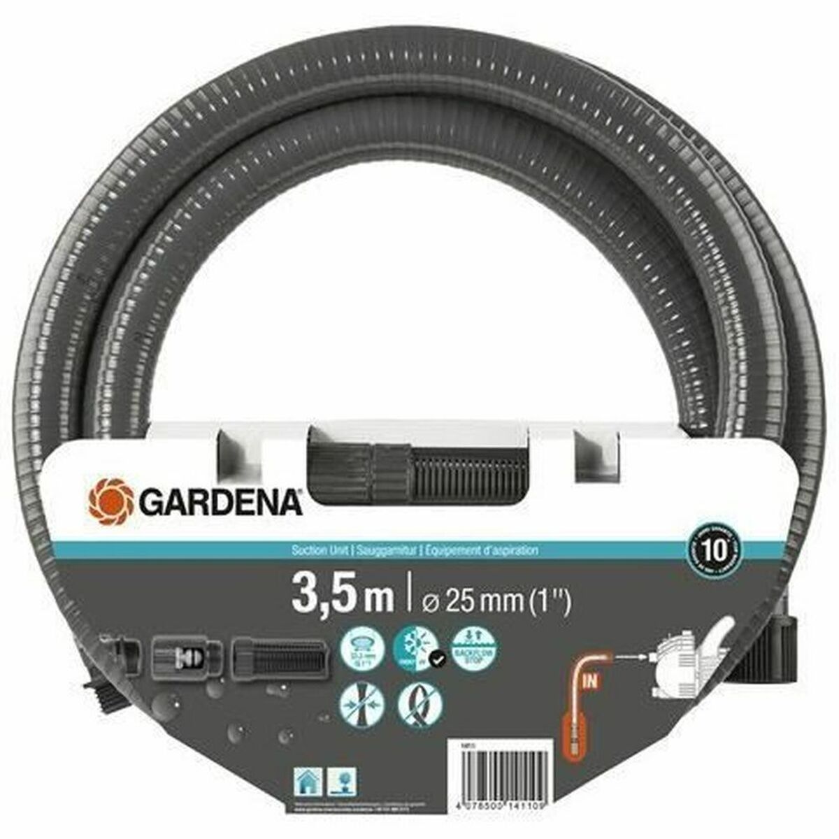 Sugslang Gardena G1411-20 Vattenpump 3,5 m