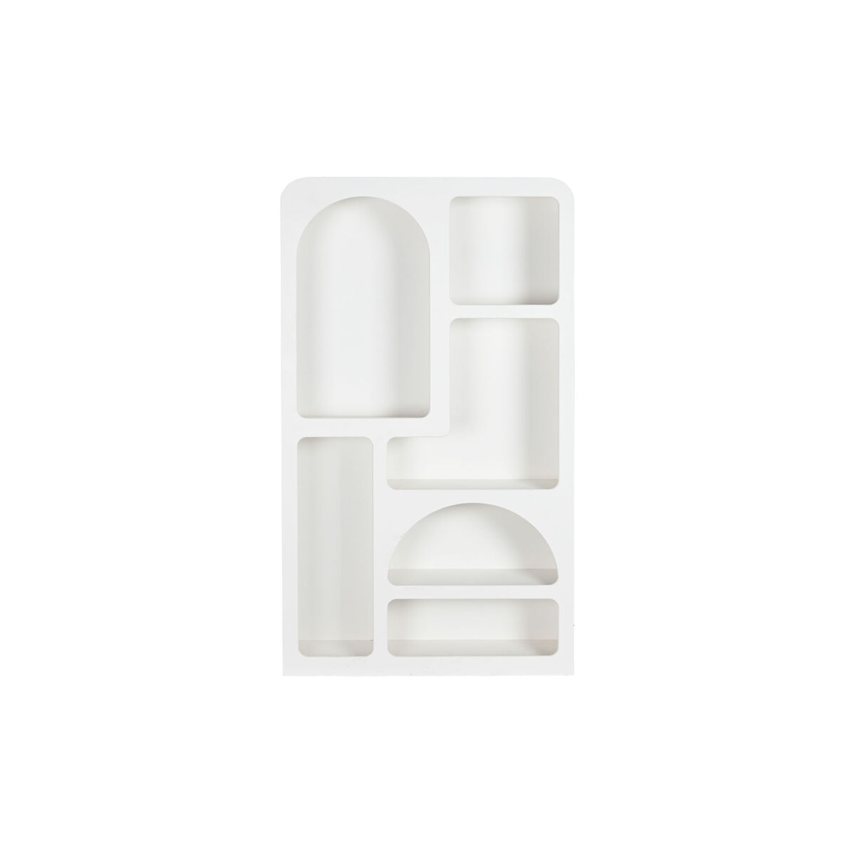 Bokhylla DKD Home Decor Vit Gran Trä MDF 100 x 26 x 181 cm - 2