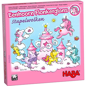 Sällskapsspel HABA Unicorn Glitterluck Cloud Stacking