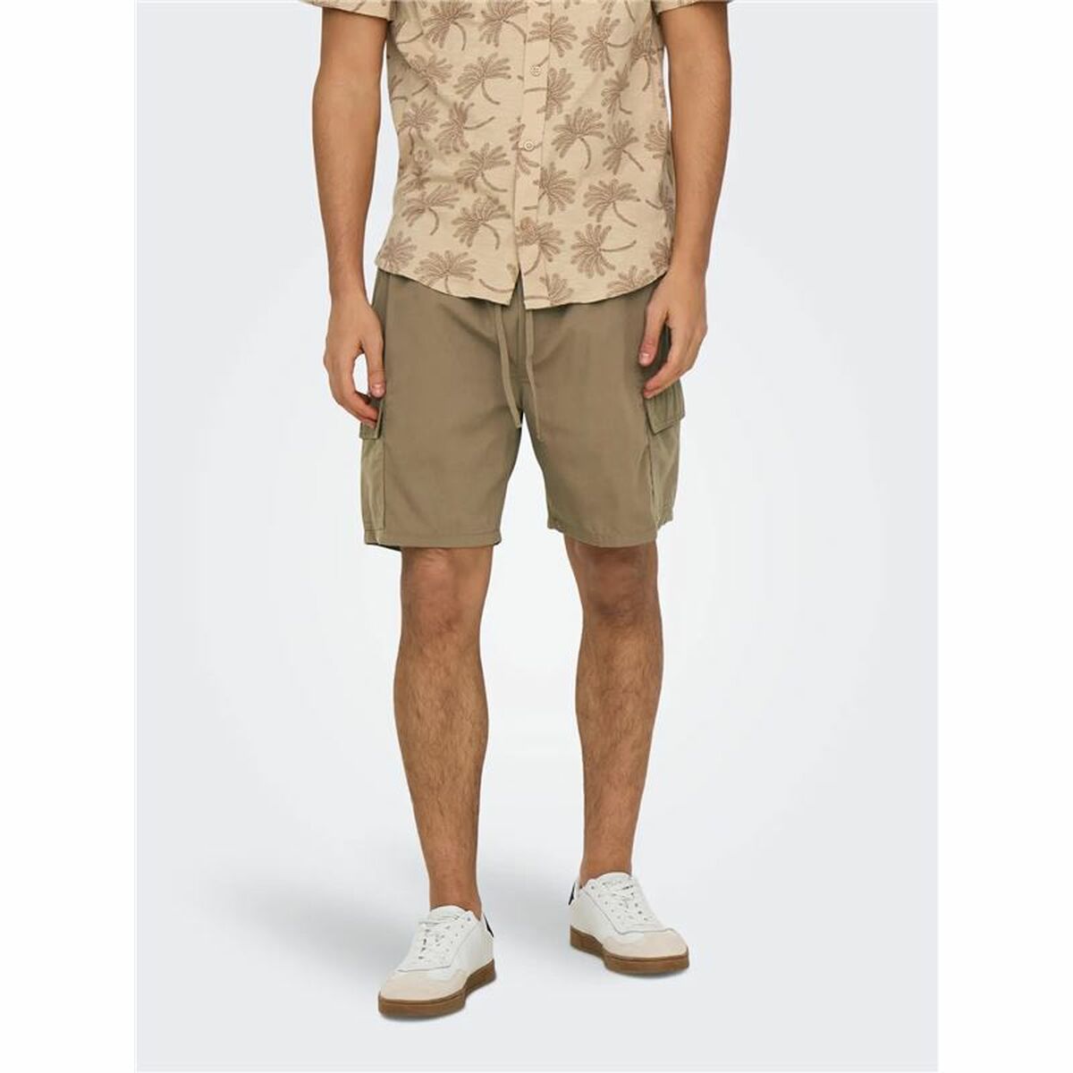 Byxor Only & Sons Onskal Cargo 0287 Caribou Brun - 3