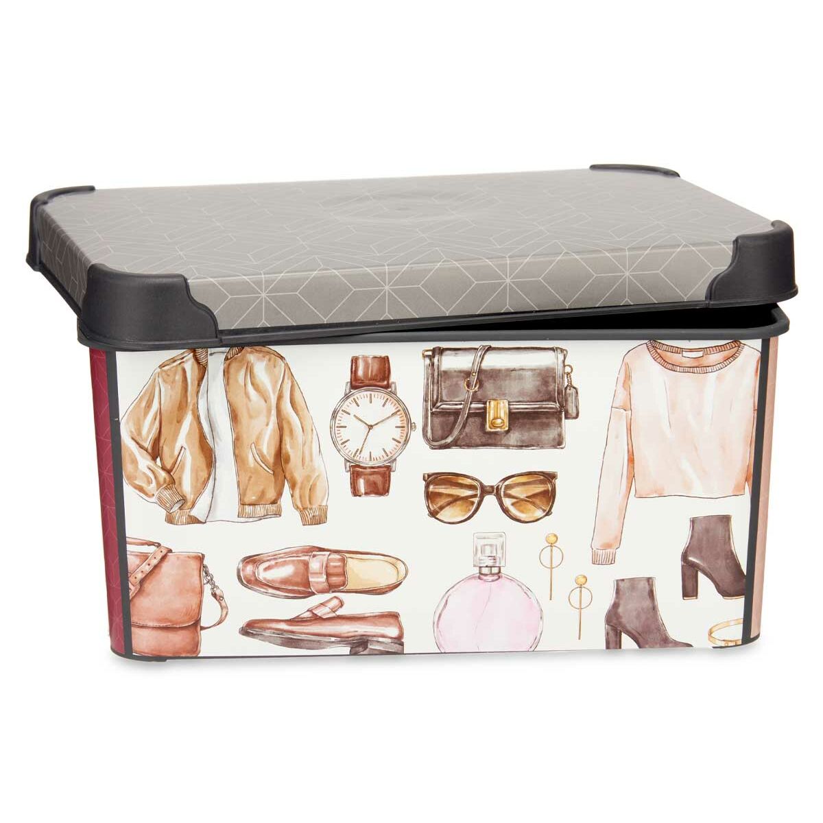 Förvaringslåda Kipit STYLE BOX-5L-3 Plast Vintage 5 L 19 x 13,5 x 29 cm (12 antal) - 5
