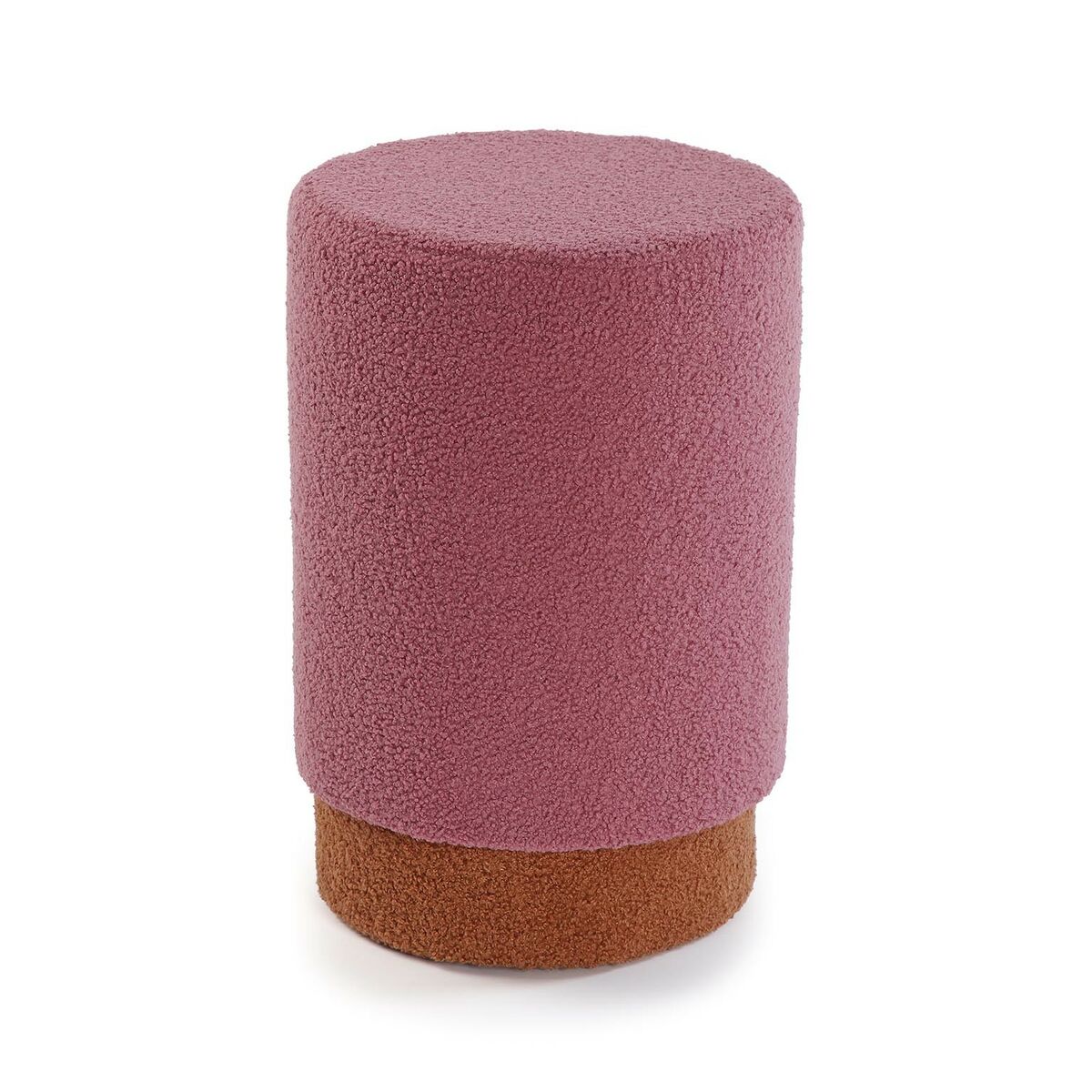 Sittpall Versa Rosa Trä Textil 33 x 47 x 33 cm